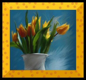 Tulpen, naive Darstellunggelbe Tulpe 4.jpg