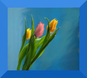 Tulpen, naive DarstellungTulpen 3 Stück.jpg