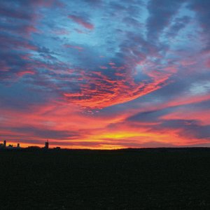 Industrie am  Morgen