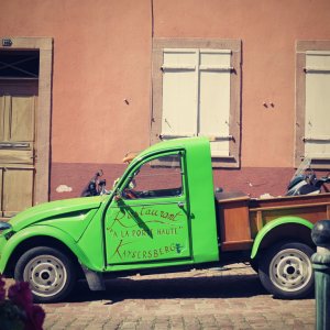 Am Straßenrand in Kaysersberg