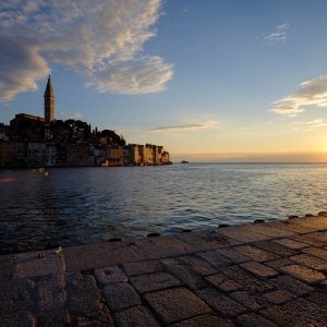 Sonnenuntergang vor Rovinj