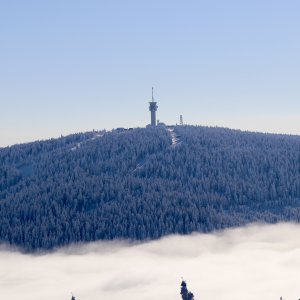 Keilberg über den Wolken