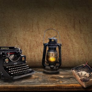 Schriftsteller in alten Zeiten