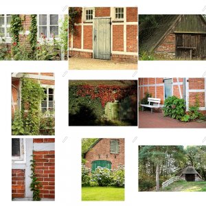 Alte Häuser in Norddeutschland (fast schon Ostfriesland)