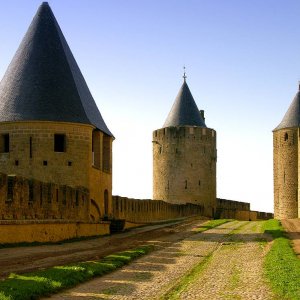 Teilansichten von Carcassonne/Frankreich