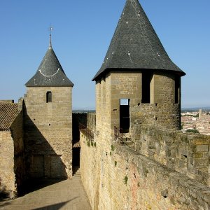 Teilansichten von Carcassonne/Frankreich