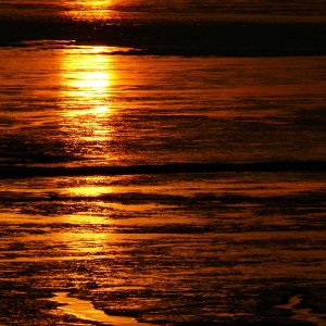 Sonnenuntergang Wattenmeer