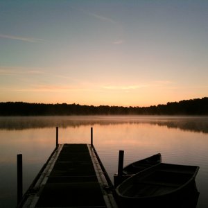 Dreezsee bei Sonnenaufgang