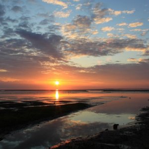 Sonnenuntergang am Meer