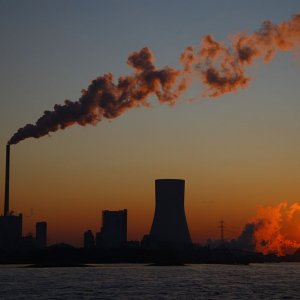 Sonnenaufgang  in Duisburg / Walsum