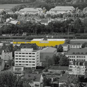 Homburg mit blick auf das Fröhliche M