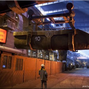 Eindrücke aus dem Stahlwerk