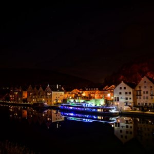 Riedenburg bei Nacht