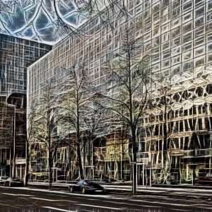 City am Tag und Nacht