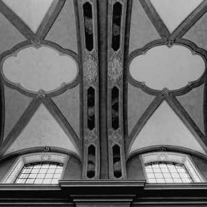 Luftbild vom Boden aus