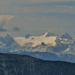 Der Dachstein-Gletscher auf 2995m.